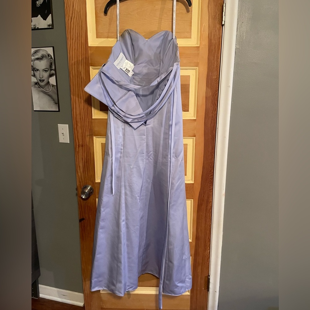 Alfred Angelo Corset Strapless Bridesmaid Dress - Lavender 💜Prom,Wedding,Formal - Picture 4 of 13